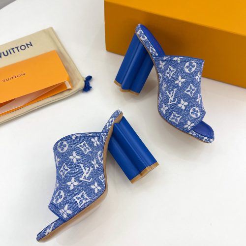 LL plum blossom heel slippers