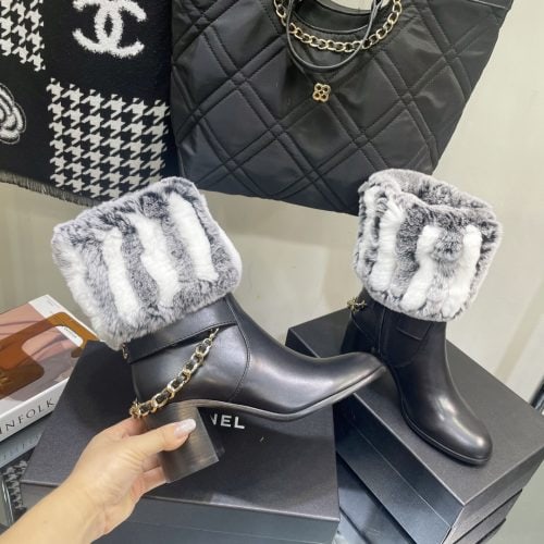 CHH High Heel Short Boots 6.5cm