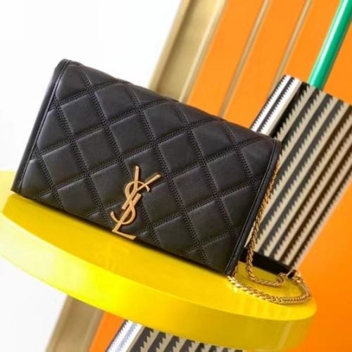 Becky Diamond Quilted Lambskin Chain Bag