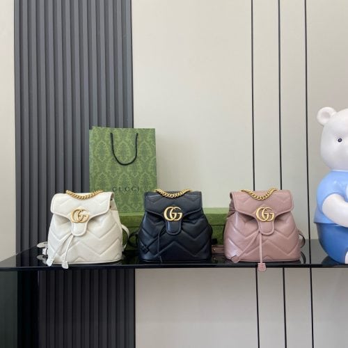 GG Marmont Series Quilted Backpack
