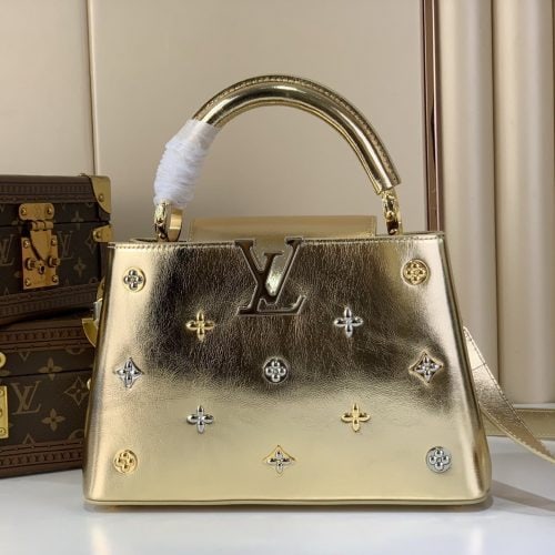 Mini Structured Leather Handbag