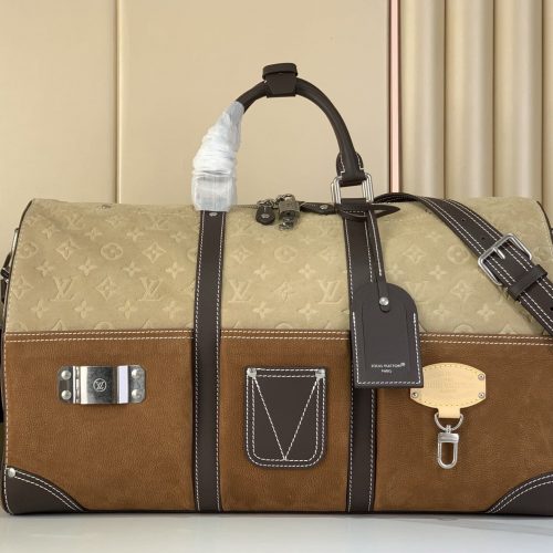 Suede Travel Duffel Bag 50
