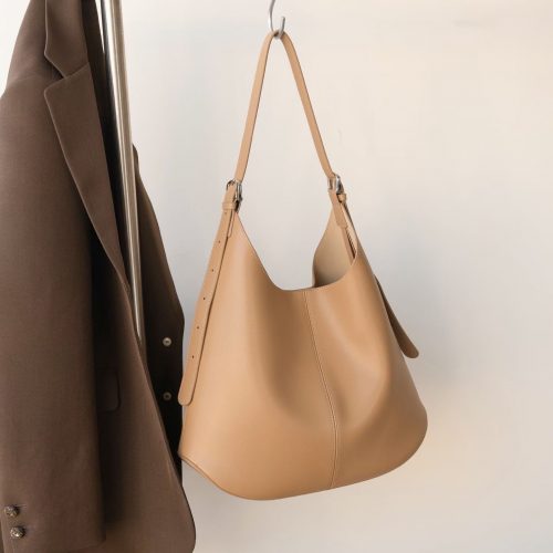 Large Capacity Leather Shoulder Tote Bag